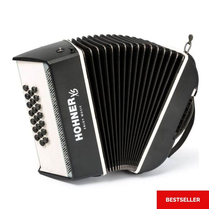 Hohner A2901 XS Accordion 21 Bass - Gray Hohner A2901 XS Accordion 21 Bass - Gray