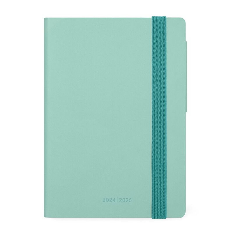 Legami Small 16-Month Daily Diary - 2024/2025 - Milk & Mint (9.5 x 13.5 cm)