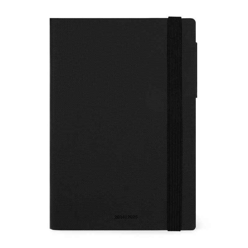 Legami Medium 16-Month Daily Diary - 2024/2025 - Black Diamond (12 x 18 cm)