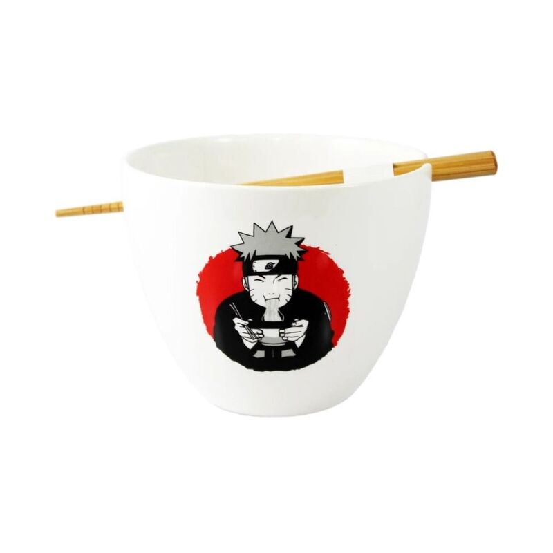 Just Funky Naruto Ramen Bowl W/ Chopsticks (16 Oz)