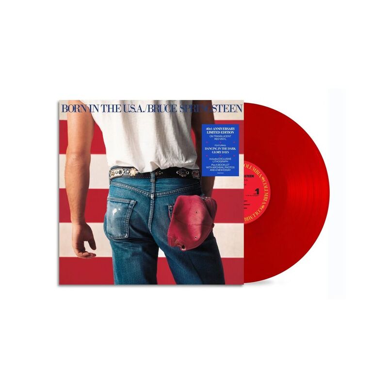 Born In The USA- 40th Anniversary (Translucent Red Colored Vinyl) | Bruce Springsteen