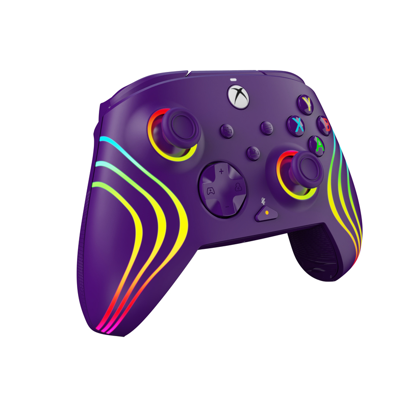 PDP Xbox Series X Afterglow Wave Purple Wired Controller