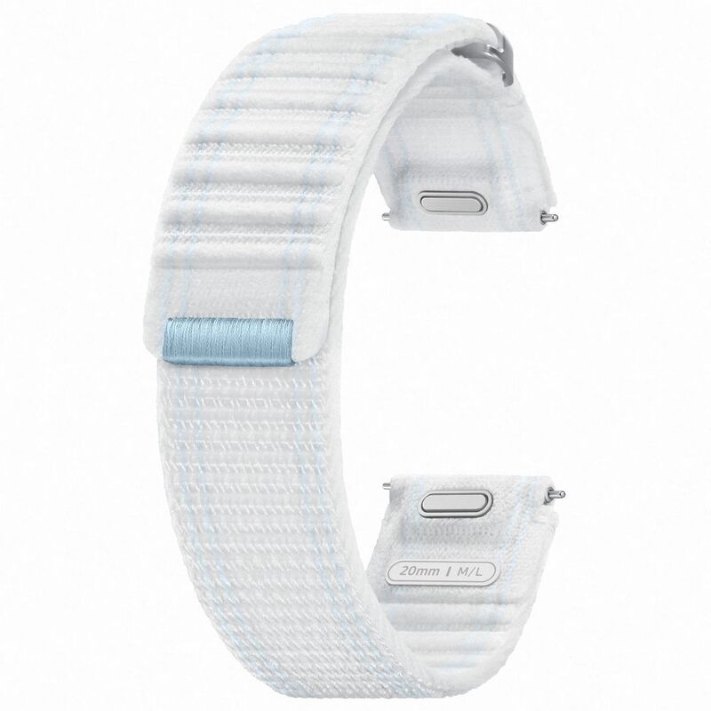 Samsung Watch 7 Strap Fabric Band - M/L - White