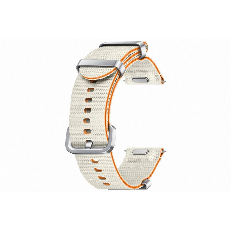 Samsung Watch 7 Strap Nato Band - S/M - White