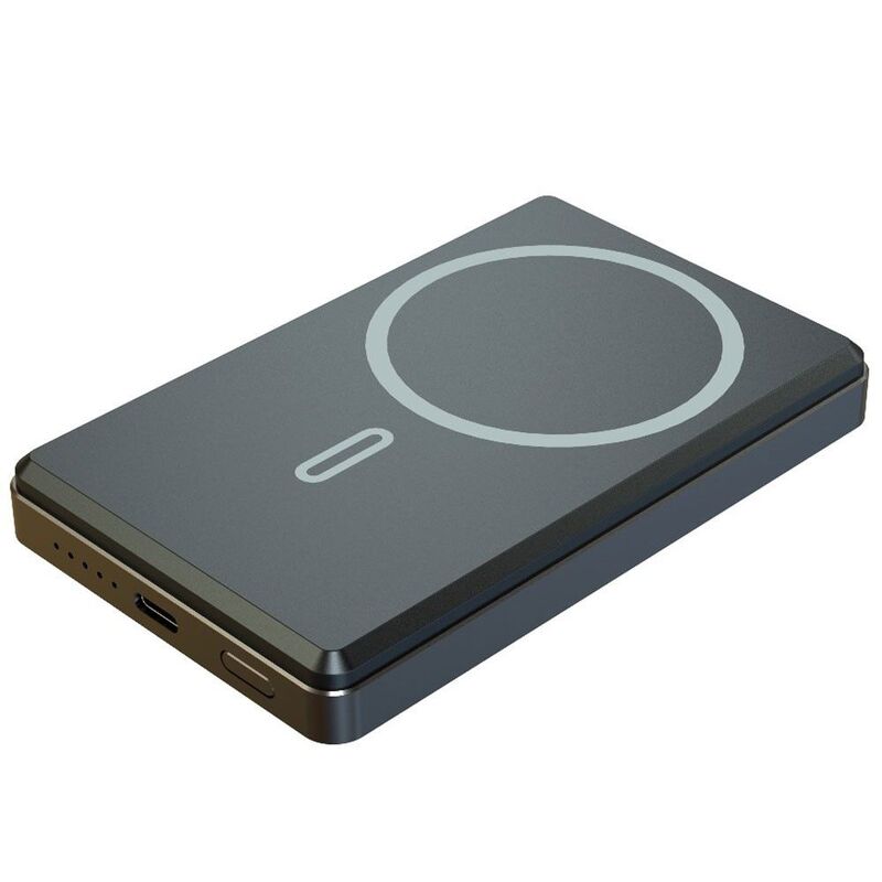 Levelo Retro 10000Mah Magsafe Aluminium Powerbank -Midnight Titanium