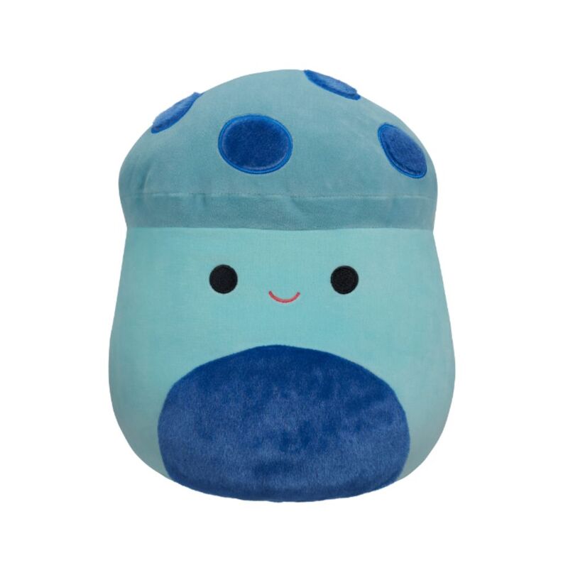 Squishmallows Ankur Teal Mushroom With Blue Fuzzy Spots And Belly 12-Inch Plush Toy