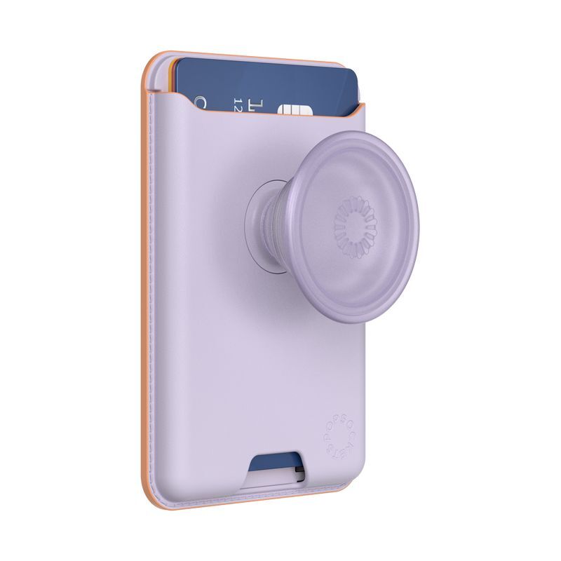 Popsockets Leather Magsafe Popwallet Plus Grip - Pale Lavender