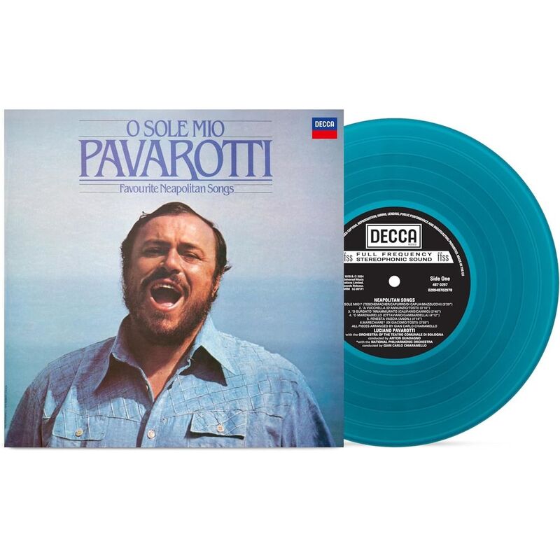 O Sole Mio (Turquoise Colored Vinyl) (Limited Edition) | Luciano Pavarotti