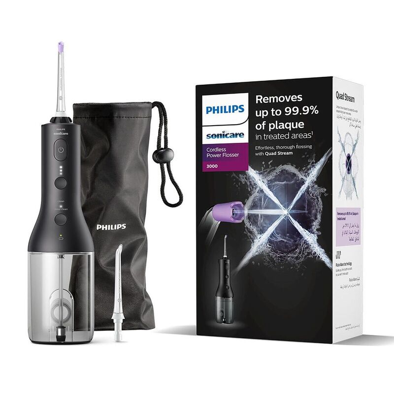 Philips Sonicare Cordless Power Flosser HX3826/33 3000 Series - Black