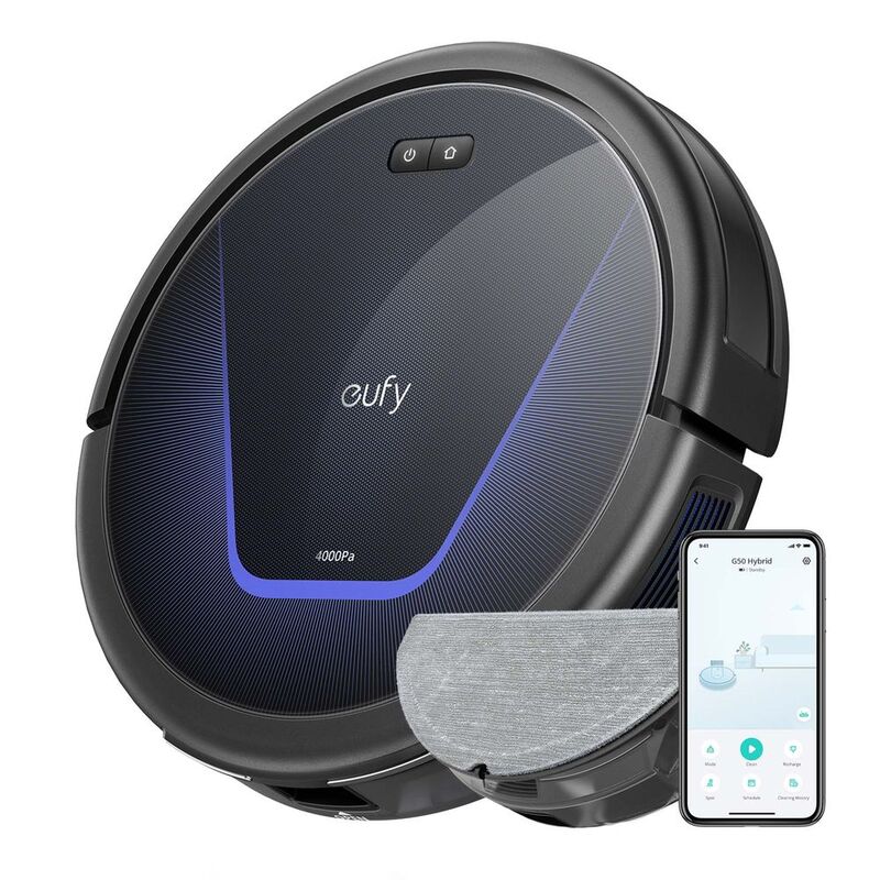 Eufy G50 Hybrid Smart Robot Vacuum - Black-T2212V11