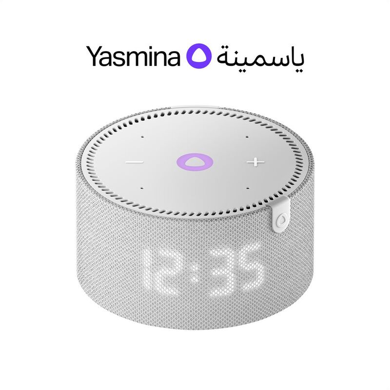 Yasmina Mini A.I. Enabled Smart Wi-Fi Bluetooth Speaker - Grey