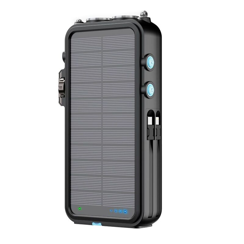 Powerology FM Radio Solar Wireless Powerbank 16000mAh - Black Powerology FM Radio Solar Wireless Powerbank 16000mAh - Black