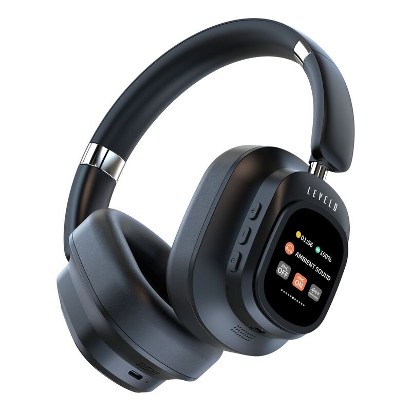Levelo VibeMaster Hybrid ANC Headphone - Black Levelo VibeMaster Hybrid ANC Headphone - Black