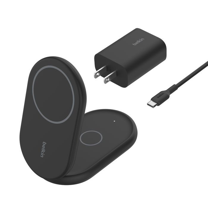 Belkin Wireless Charger Qi2 Magnetic Foldable - Black