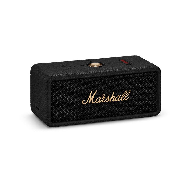 Marshall Emberton III Bluetooth 5.3 Built-In Mic IP67 Portable Speaker - Black & Brass