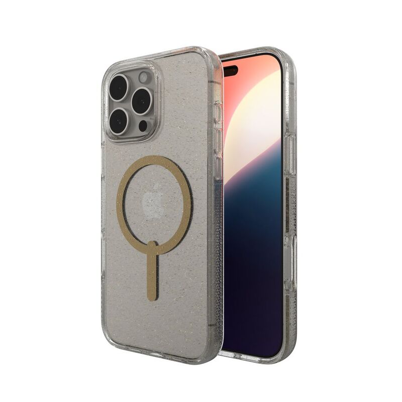 Zagg Cases Milan Snap Apple iPhone 16 Pro Max Gold Glitter