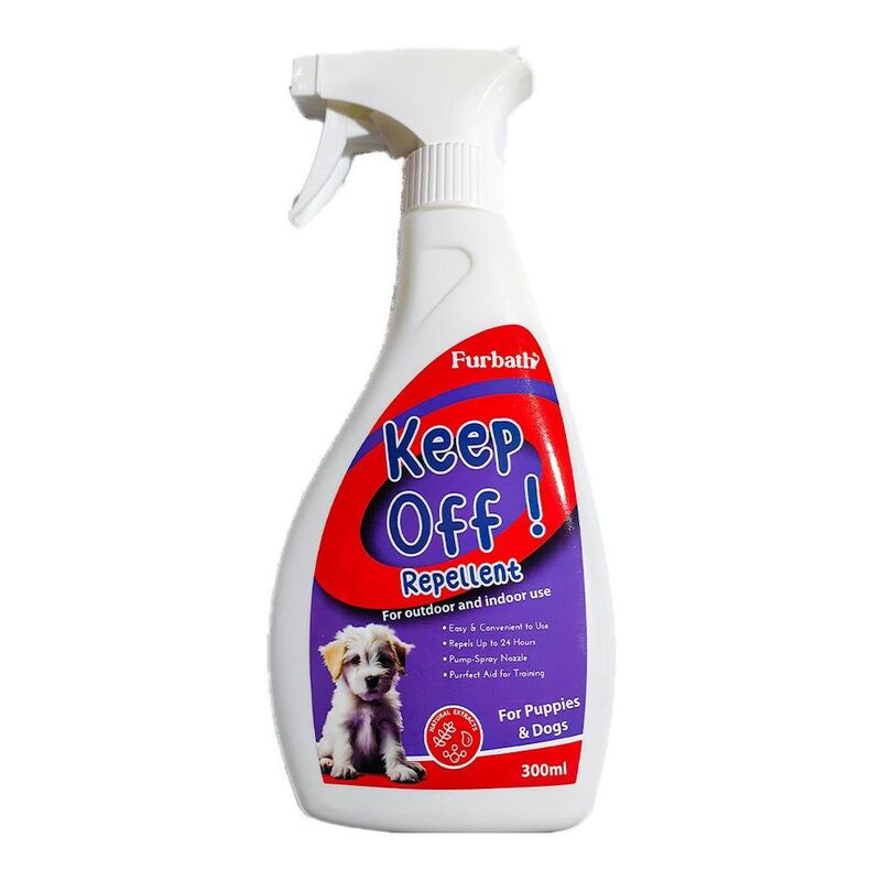 Furbath Keep Off Repellent for Dogs for Indoor & Outdoor Use - 300ml Furbath Keep Off Repellent for Dogs for Indoor & Outdoor Use - 300ml