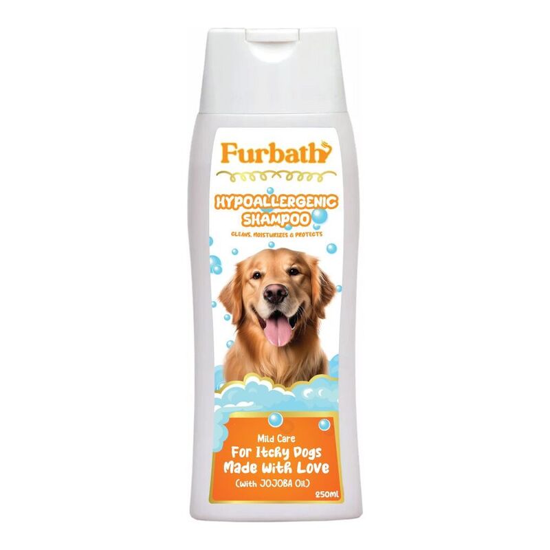 Furbath Hypoallergenic Shampoo With Jojoba Oil for Itchy Dogs - 250ml Furbath Hypoallergenic Shampoo With Jojoba Oil for Itchy Dogs - 250ml