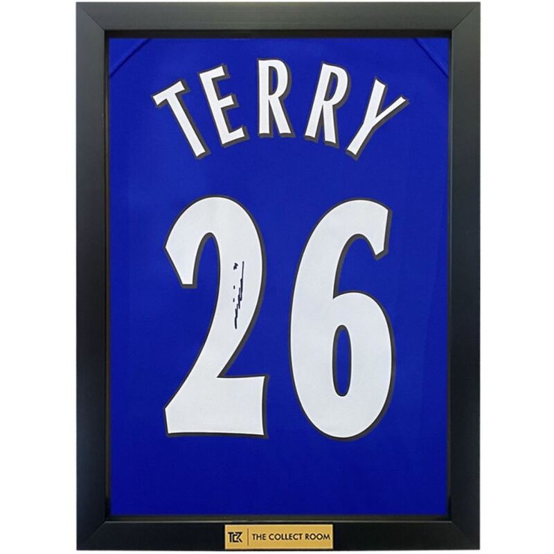 The Collect Room John Terry Chelsea FC Back Signed 1999-01 Home Shirt