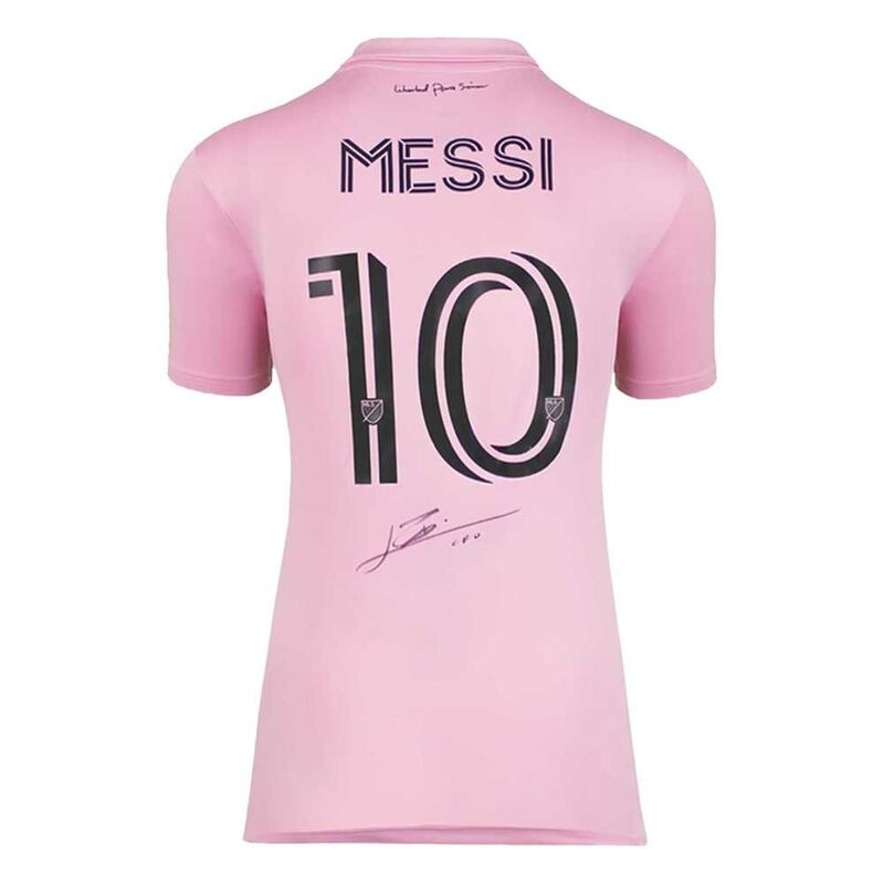 Bootroom Collection Lionel Messi Official Back Signed Inter Miami CF 2022 - 23 Home Shirt