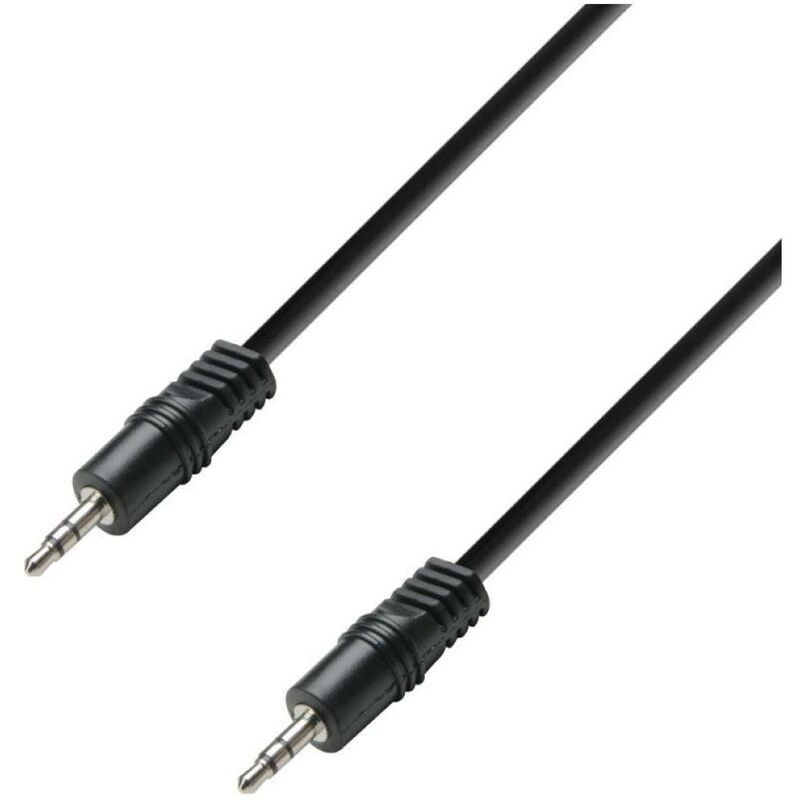 Adam Hall K3BWW0150 3 Star Minijack 1.5M Balanced Cable - Black