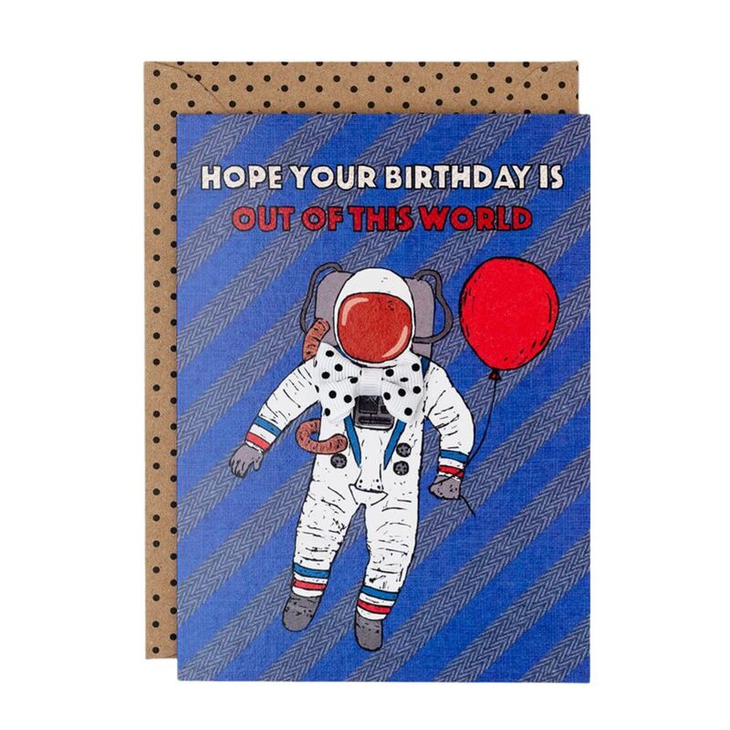 Apple & Clover Out Of This World Birthday Greeting Card (13.3 x 18.4 cm)