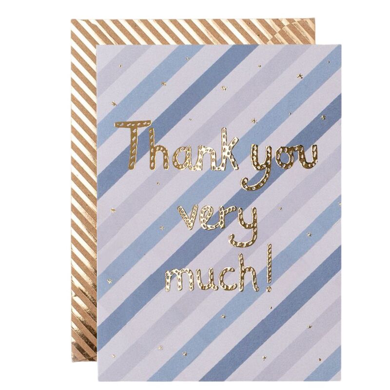 Apple & Clover Thank You Very Much Greeting Card (18.4 X 13.3 cm)