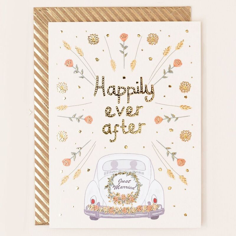 Apple & Clover Happily Ever After Greeting Card (18.4 X 13.3 cm)