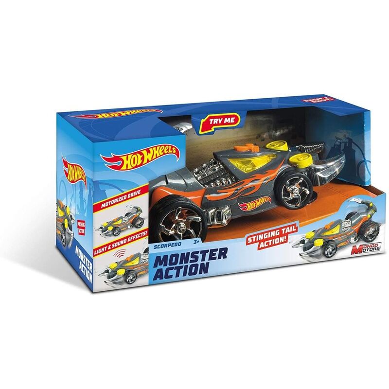 Mondo Hotwheels L&S Monster Act.Scorpedo Battery Operated Vehicle