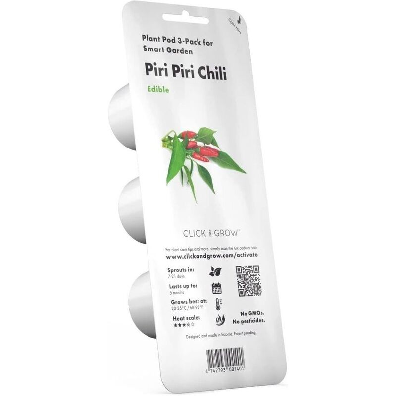 Click & Grow Plant Pod Piri Piri Chili (Pack of 3)