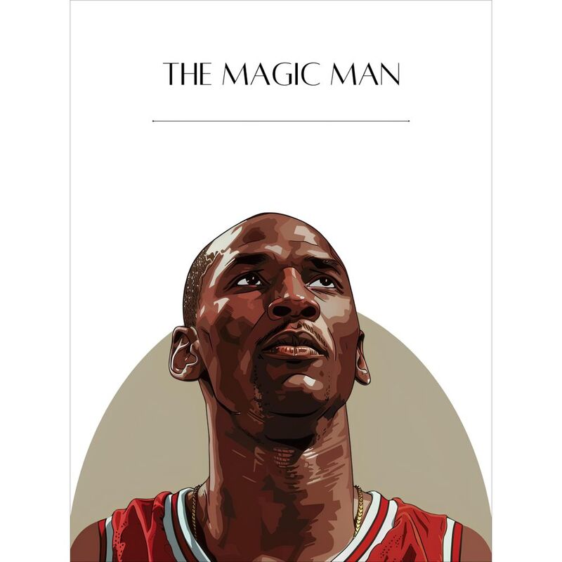 Faceidea The Magic Man Wall Art (30X40 cm)