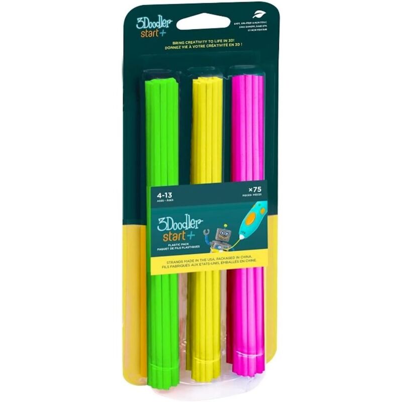 3Doodler Start Eco-Mix 4-75 Neon Printing Material