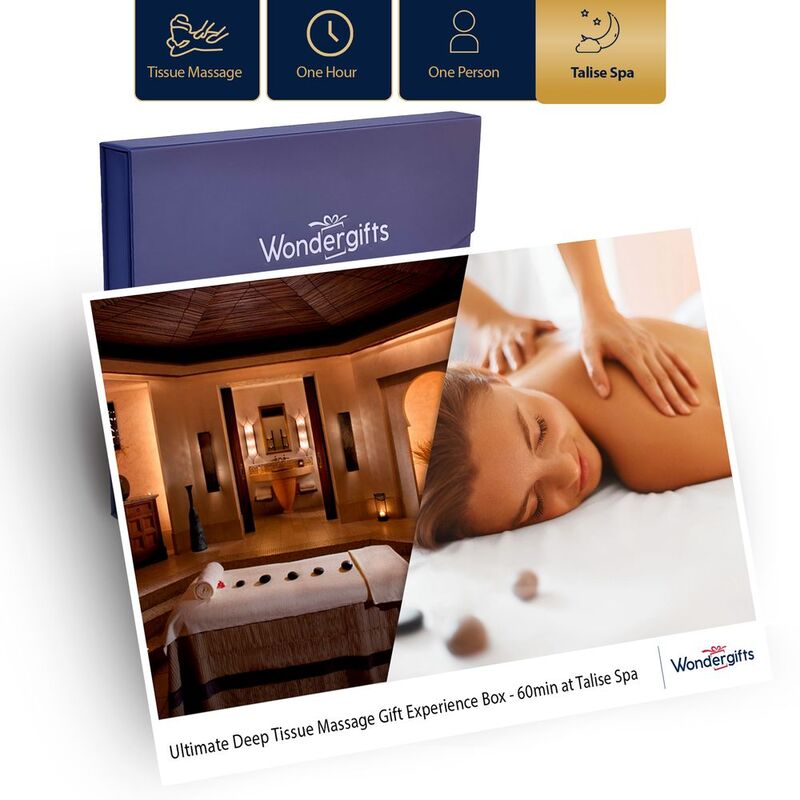 Wondergifts Ultimate Deep Tissue Massage Experience - 60 Minutes At Talise Spa Gift Box