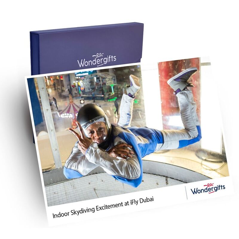Wondergifts Indoor Skydiving Experience At Ifly Dubai - Thrilling Adventure Gift Box/ Unforgettable Indoor Adventure Wondergifts Indoor Skydiving Experience At Ifly Dubai - Thrilling Adventure Gift Box/ Unforgettable Indoor Adventure