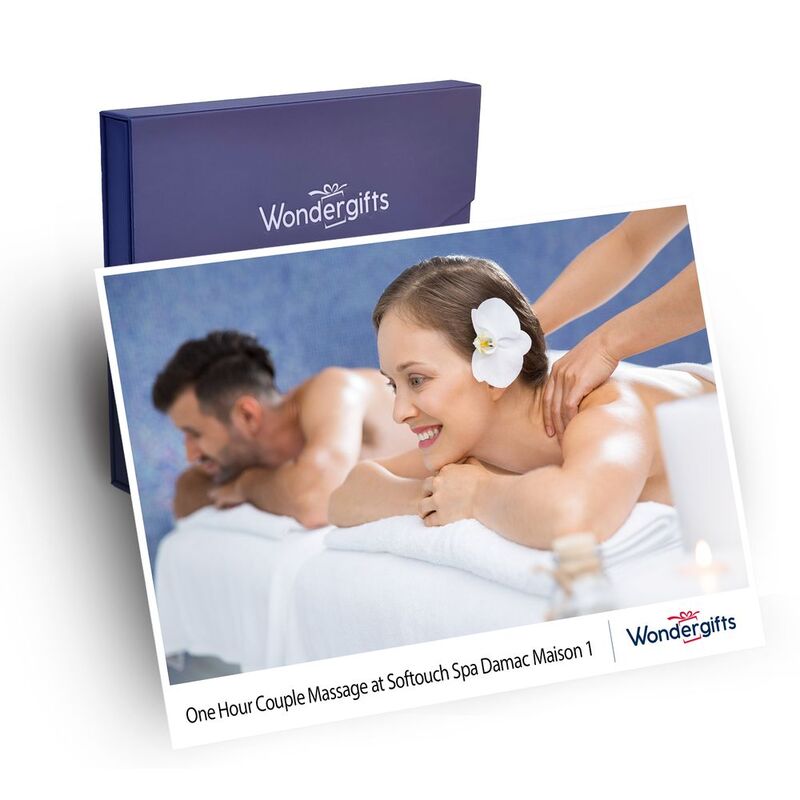 Wondergifts 1-Hour Couple Massage At Softouch Spa/ Damac Maison - Premium Gift Box Wondergifts 1-Hour Couple Massage At Softouch Spa/ Damac Maison - Premium Gift Box