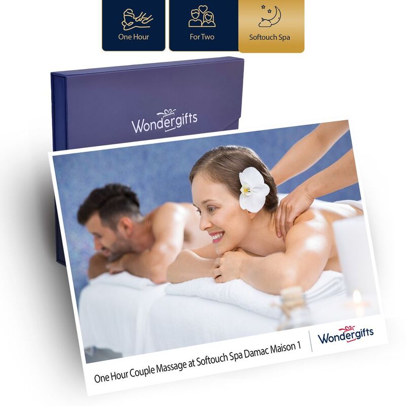 Wondergifts 1-Hour Couple Massage At Softouch Spa/ Damac Maison - Premium Gift Box