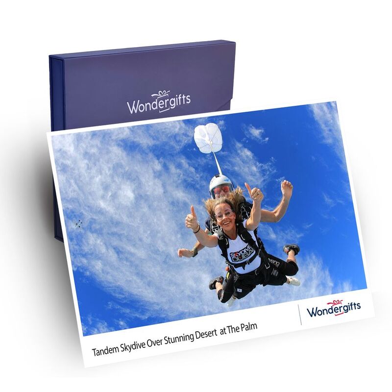 Wondergifts Tandem Skydive Over Dubai with Video & Photos - Premium Gift Box (At the Palm)