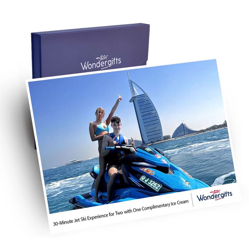 Wondergifts Jet Ski Adventure Experience for Two Around Burj Al Arab - 30-Minute Ultimate Water Fun - Gift Box Wondergifts Jet Ski Adventure Experience for Two Around Burj Al Arab - 30-Minute Ultimate Water Fun - Gift Box