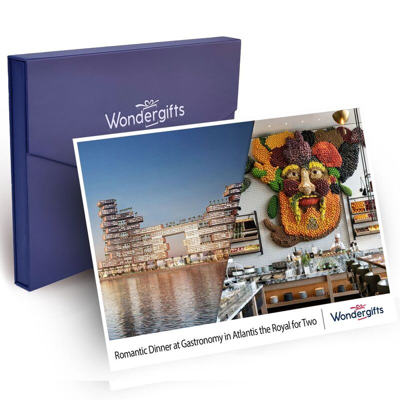 Wondergifts Romantic Dinner for Two At Gastronomy Atlantis the Royal - Gift Experience Box Wondergifts Romantic Dinner for Two At Gastronomy Atlantis the Royal - Gift Experience Box