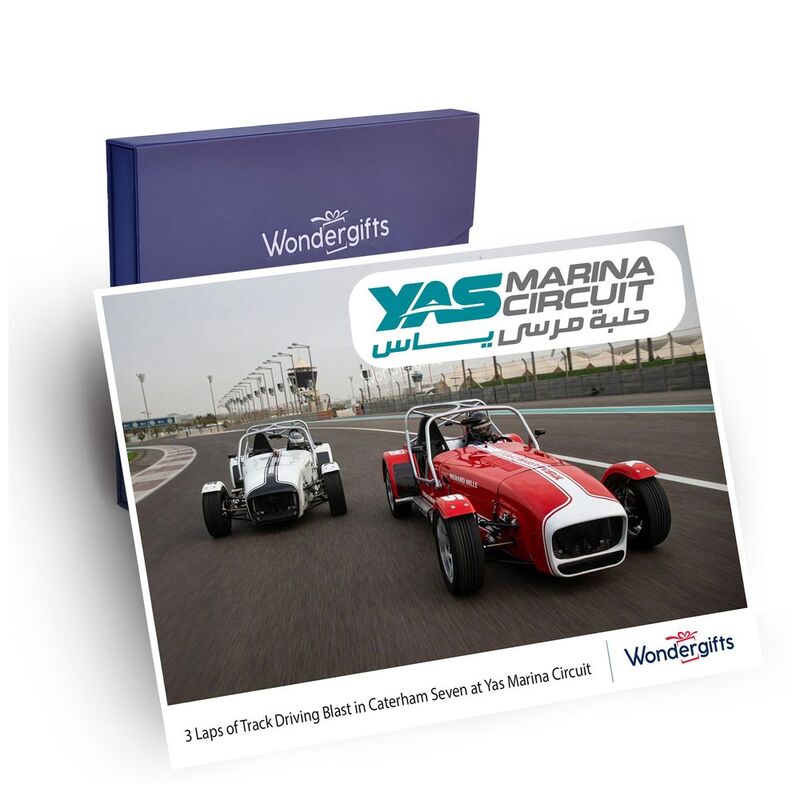 Wondergifts 3 Laps Track Driving Blast In Caterham Seven At Yas Marina Circuit Experience - Gift Box Wondergifts 3 Laps Track Driving Blast In Caterham Seven At Yas Marina Circuit Experience - Gift Box