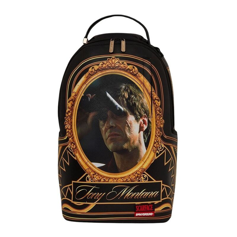 Sprayground Scarface Golden Bird Watcher DLXSV Backpack