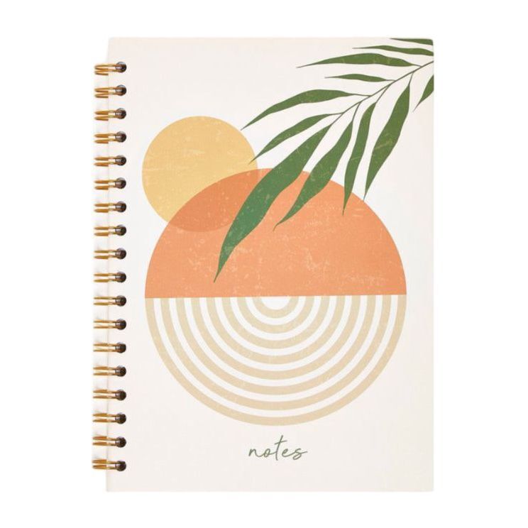 Prickly Pear B5 Circle Boho Ringbound Notebook