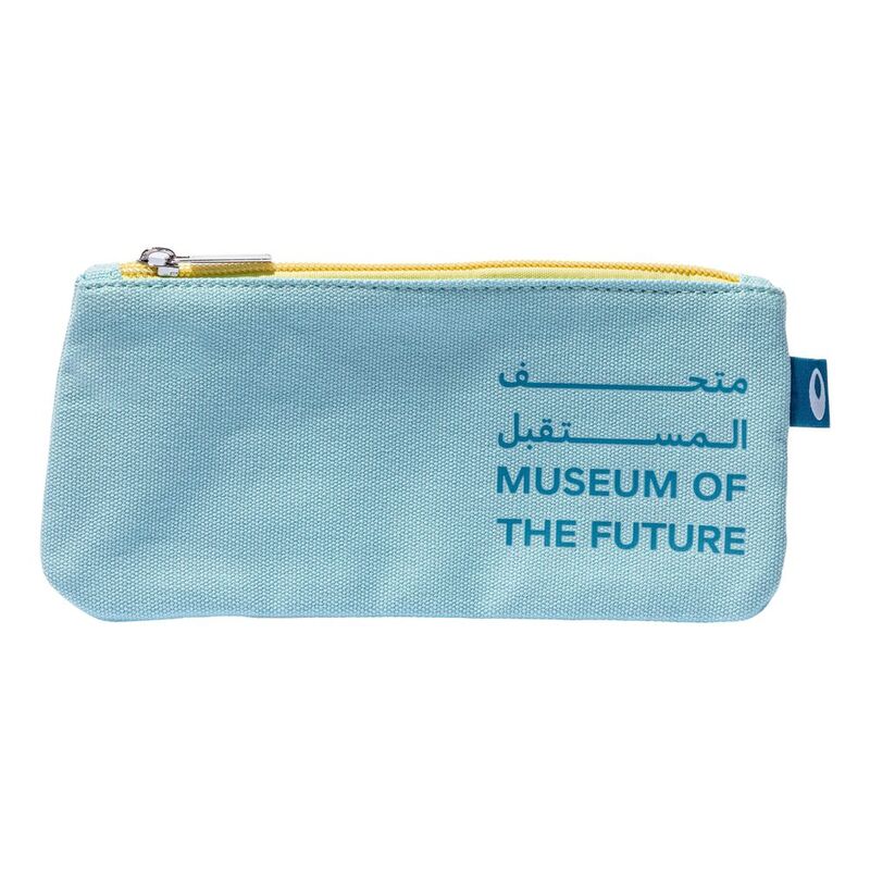 Museum of The Future Pencil Case - Teal/Yellow