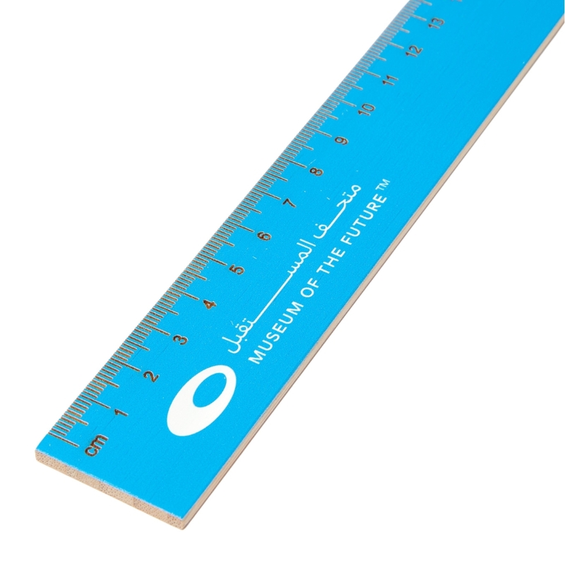 Museum of The Future Bamboo Ruler - Blue