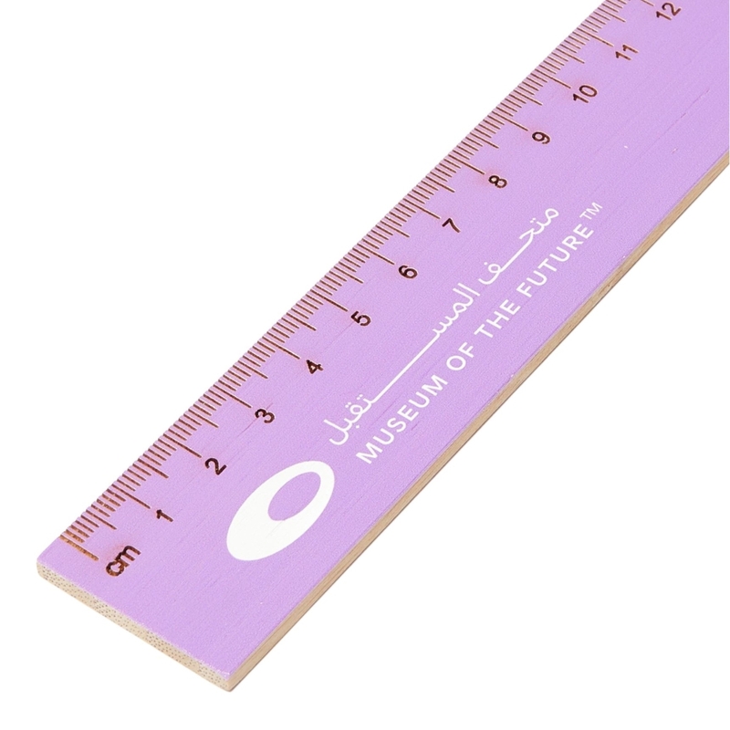 Museum of The Future Bamboo Ruler - Purple