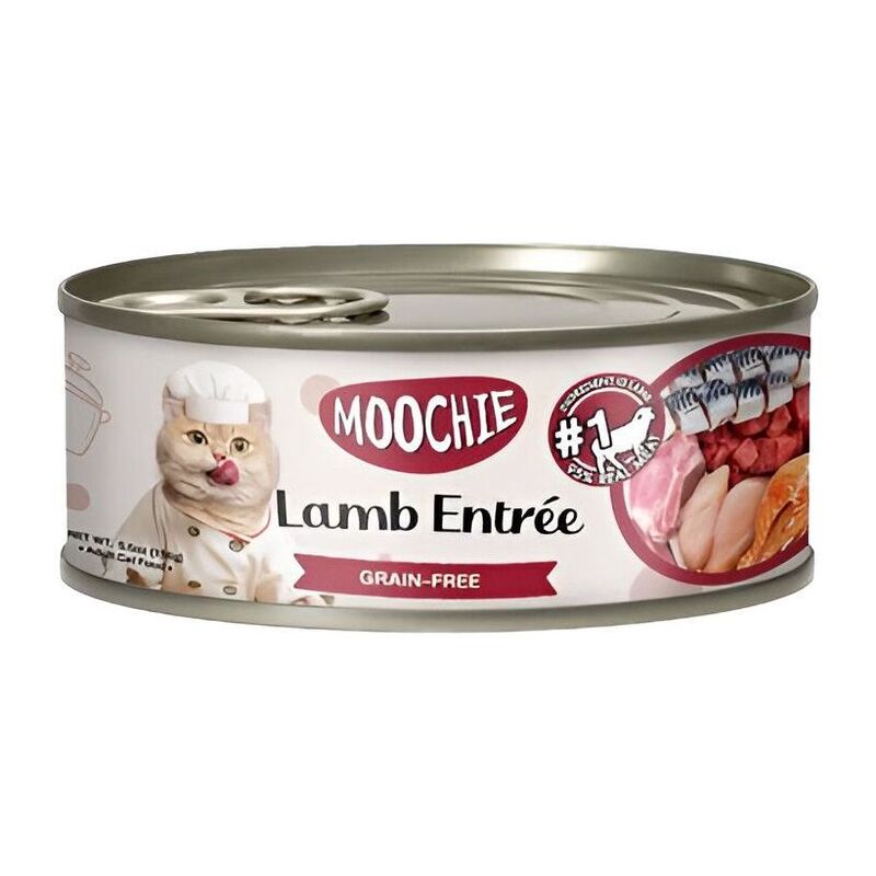Moochie Lamb & Beef Entree Cat Food 156g Moochie Lamb & Beef Entree Cat Food 156g