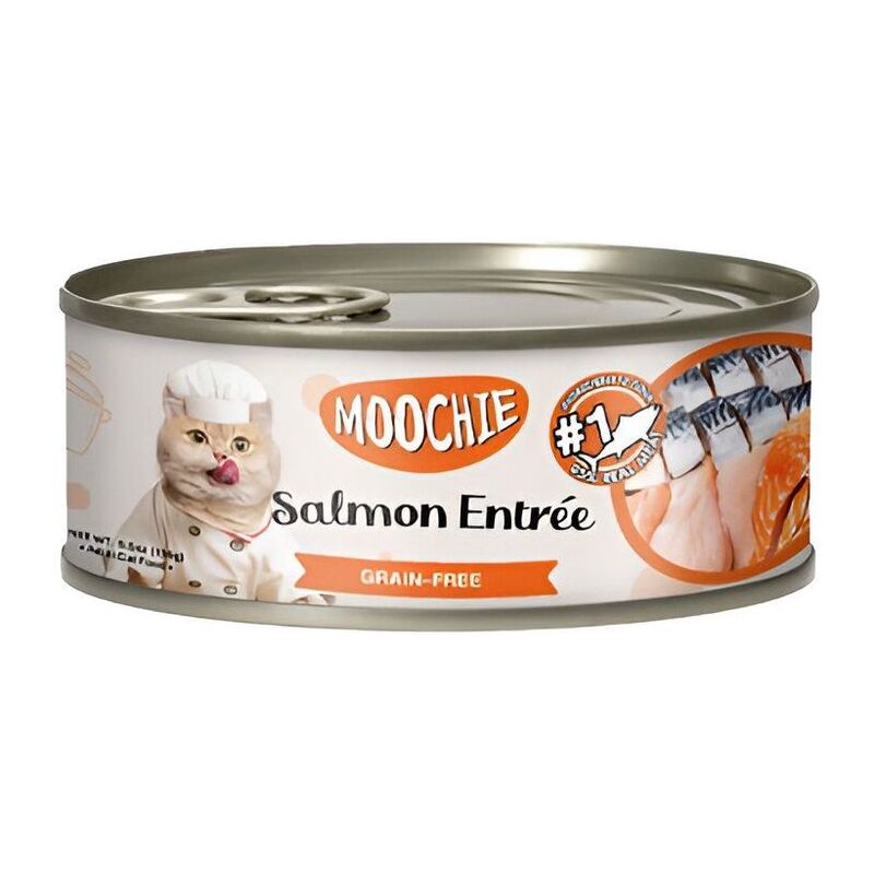 Moochie Tuna & Salmon Cat Food 156g Moochie Tuna & Salmon Cat Food 156g
