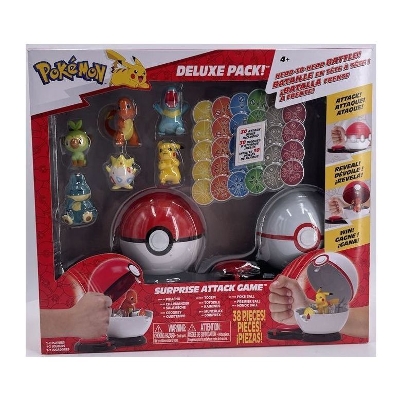 Pokemon Surprise Attack Game Deluxe 6 Pack