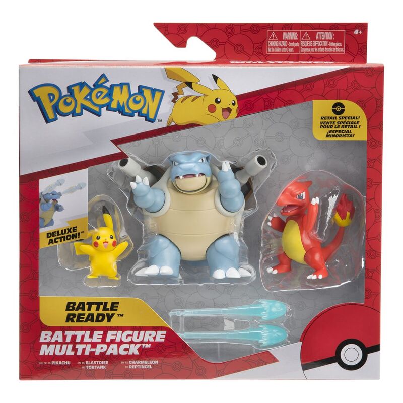 Pokemon Battle Figure Multi 2-Inch 3 Pack