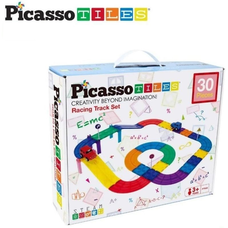 Picasso Magnetic Race Track 30 Pieces Magnetic Building Set